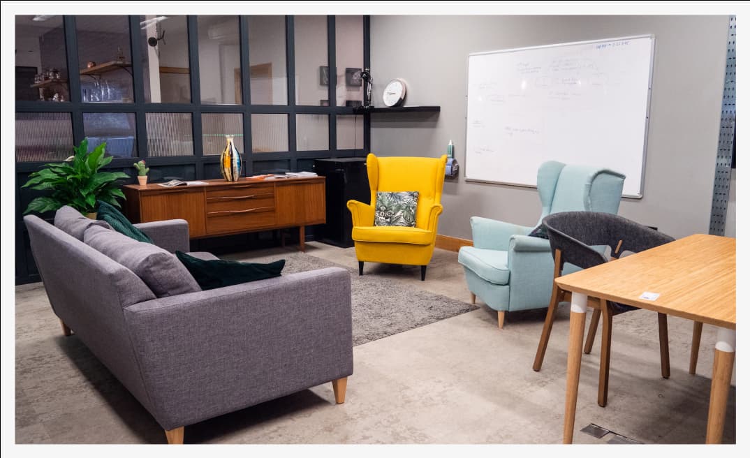 Image of office in Tramshed Tech Grangetown